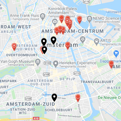 Amsterdam Chinese Food map
