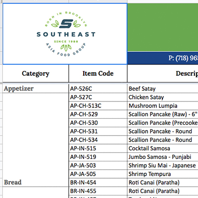 Southeast Asia Food Group Delivery